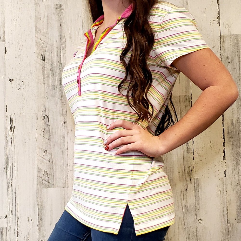 Nike Oklahoma University Multi-Colored Tennis Polo